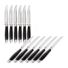 Berghoff Essentials Geminis Stainless Steel 12-pc. Steak Knife Set In Black