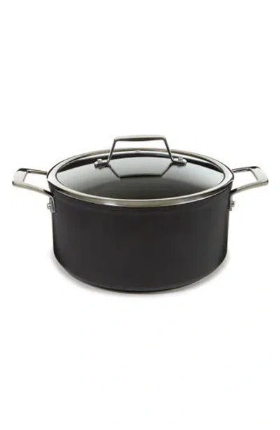 Berghoff Essentials Hard Anodized 5.3-quart Nonstick Covered Stockpot In Black