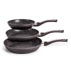 Berghoff Essentials Non-stick 3-pc. Frying Pan Set In Black