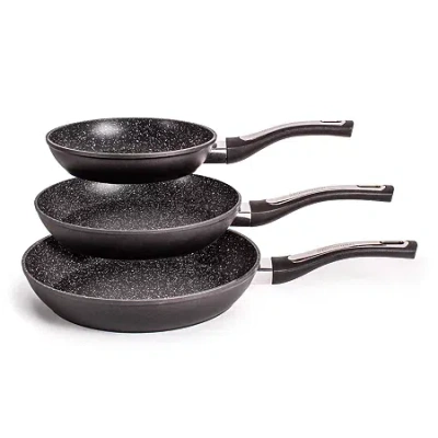 Berghoff Essentials Non-stick 3-pc. Frying Pan Set In Black