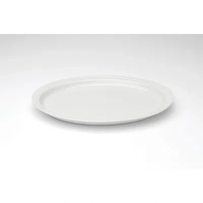 Berghoff Essentials Oval Porcelain Platter 12", Set Of 2 In White