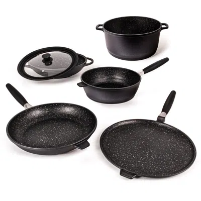 Berghoff Eurocast 6pc Chef Add-on Cookware Set In Black
