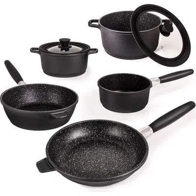 Berghoff Eurocast 7-piece Cookware Set In Black