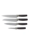 Berghoff Four-piece Leo Knife Set In Gray