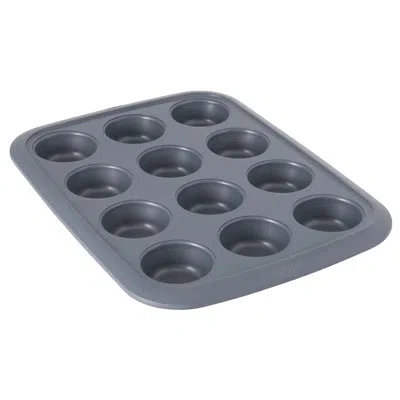 Berghoff Gem 12 Cup Non-stick Cupcake Pan In Gray