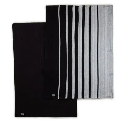 Berghoff Gem 2pc Cotton Tea Towel Set, Black