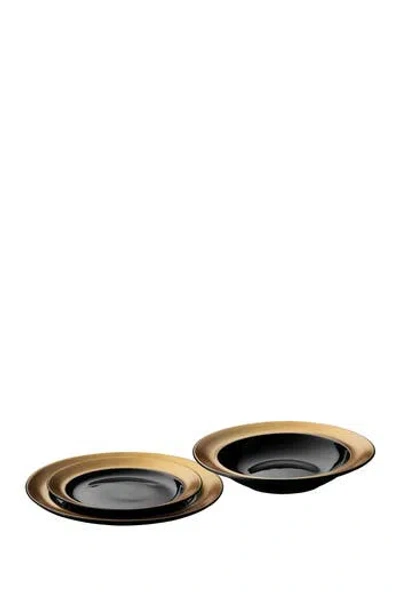 Berghoff Gem 3-piece Plate Set In Gold