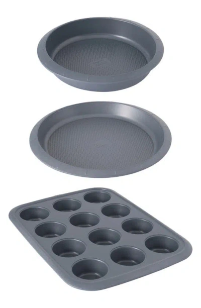 Berghoff Gem Nonstick Carbon Steel Bakeware 3-piece Set In Grey
