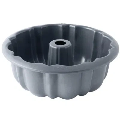 Berghoff Gem Non-stick Carbon Steel Fluted Bundt Pan In Gray