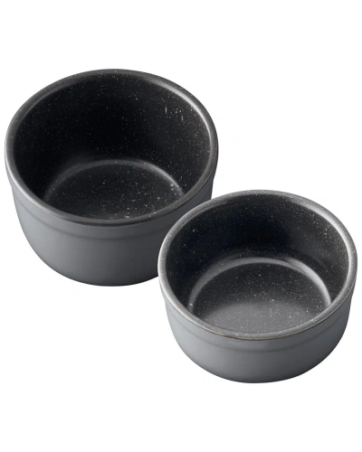 Berghoff Gem Stoneware 8pc Ramekin Set In Gray