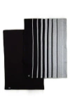Berghoff Gen 2-piece Tea Towel Set In Black