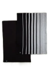 Berghoff Gen 2-piece Tea Towel Set In Black