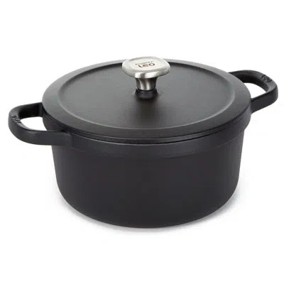 Berghoff Graphite Enamel Cast Iron Covered Stockpot 10.25", 6qt. In Black