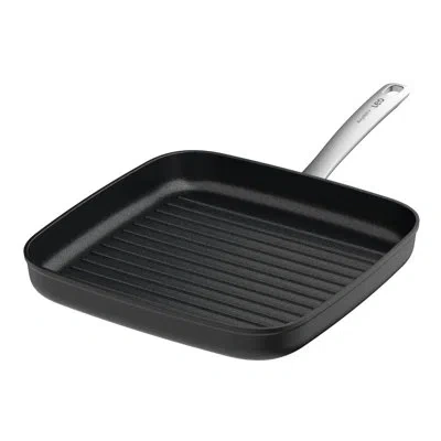 Berghoff Graphite Non-stick Ceramic Grill Pan 11", Sustainable Recycled Material In Black;black