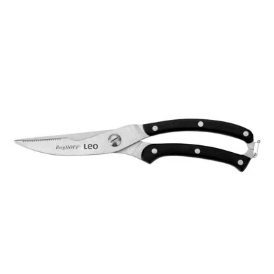 Berghoff Graphite Stainless Steel Poultry Shears 9.75" In Black;silver