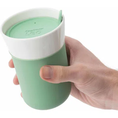 Berghoff Green Leo Porcelain 11.16oz. Travel Mug