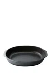 Berghoff Grey Gem 16" Stoneware Oval Baking Dish In Grey