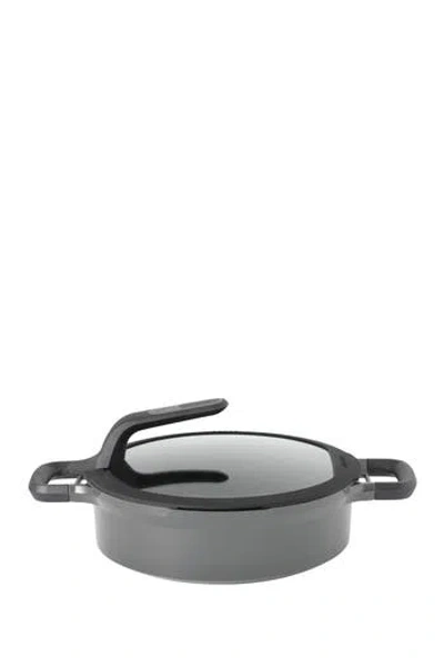 Berghoff Grey Gem 4.1 Qt. Non-stick Covered 2-handled Saute Pan In Gray