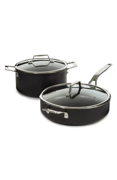Berghoff Hard Anodized 4-piece Cookware Set In Black