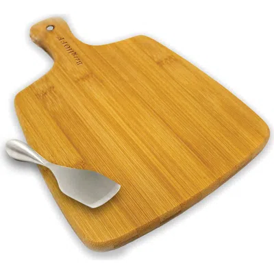 Berghoff International 2-piece Paddle Board & Cheese Knife Set In Beige