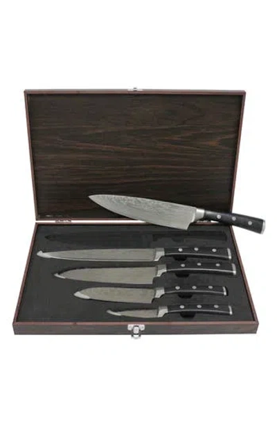 Berghoff International Antigua 5-piece Cutlery Set In Black/silver