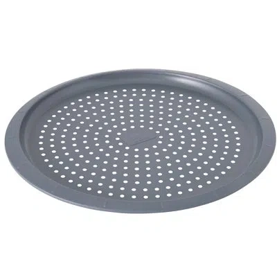 Berghoff International Gem Non Stick Carbon Steel 13.6 In. Pizza Pan In Gray