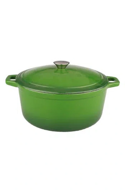 Berghoff International Neo 5-quart Cast Iron Oval Covered Dutch Oven In Green