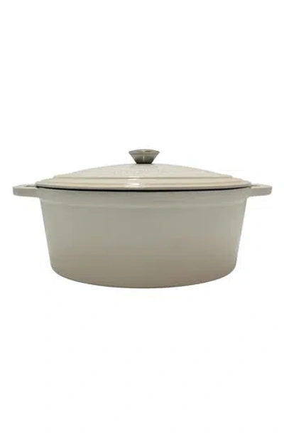 Berghoff International Neo 8-quart Cast Iron Oval Covered Dutch Oven In Neutral