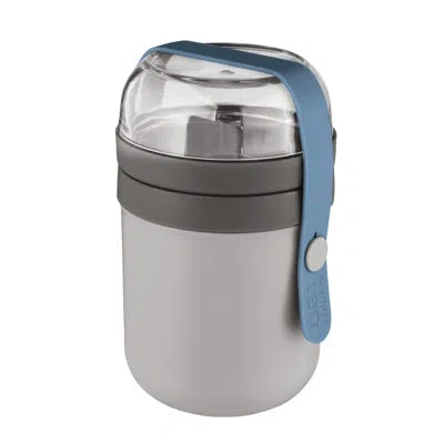Berghoff Leo 0.5qt Dual Lunch Pot, Gray & Blue
