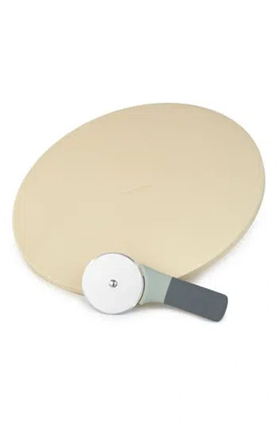 Berghoff Leo 14-inch Pizza Stone & Cutter Set In Neutral