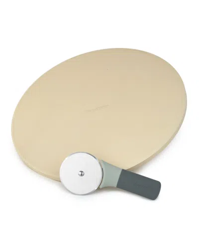 Berghoff Leo 2-pc. Pizza Stone And Cutter Set In Multicolor