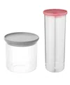 Berghoff Leo 2 Piece Glass Container Set In Open Misce