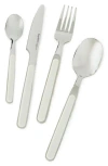 Berghoff Leo 24-piece Stainless Steel Flatware Set In Moonbeam