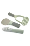 Berghoff Leo 3-piece Kitchen Tool Set In Green