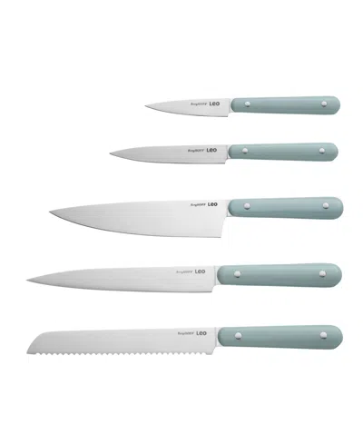 Berghoff Leo 5-piece Complete Knife Set In Slate