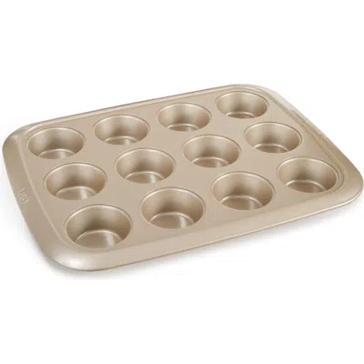 Berghoff Leo Balance 12-cup Cupcake Pan In Golden