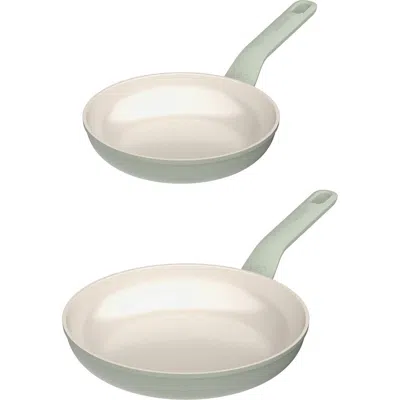 Berghoff Leo Balance 2-piece Frying Pan Set In Sage