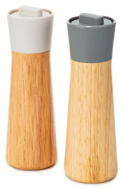 Berghoff Leo Balance 2-piece Rubberwood Spice Grinders In Neutral