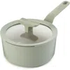 Berghoff Leo Balance 2.1-quart Nonstick Covered Saucepan In Sage
