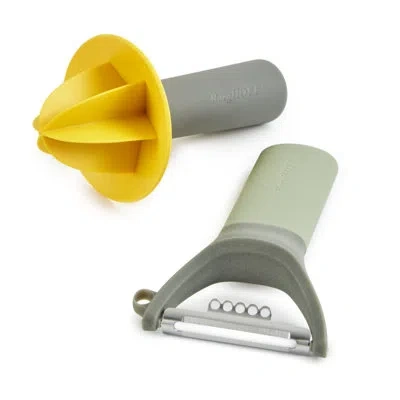 Berghoff Leo Balance 2pc Juicer Set In Yellow;gray;green