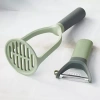 Berghoff Leo Balance 2pc Mashed Potato Tool Set Kitchen Multi-tool In Green
