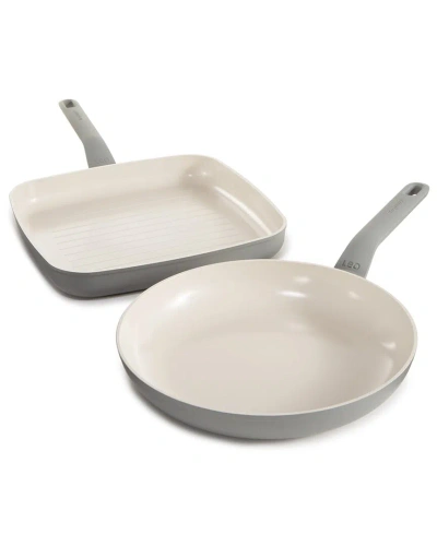 Berghoff Leo Balance 2pc Specialty Nonstick Ceramic Cookware Set In White