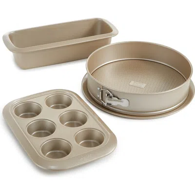Berghoff Leo Balance 3-piece Bakeware Set In Golden