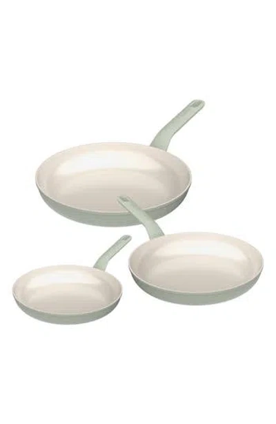 Berghoff Leo Balance 3-piece Frying Pan Set In Sage