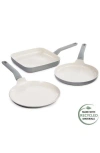 Berghoff Leo Balance 3-piece Specialty Cookware Set In Moonmist