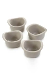 Berghoff Leo Balance 4-pack Ramekins In Moon Mist