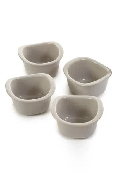 Berghoff Leo Balance 4-pack Ramekins In Moon Mist