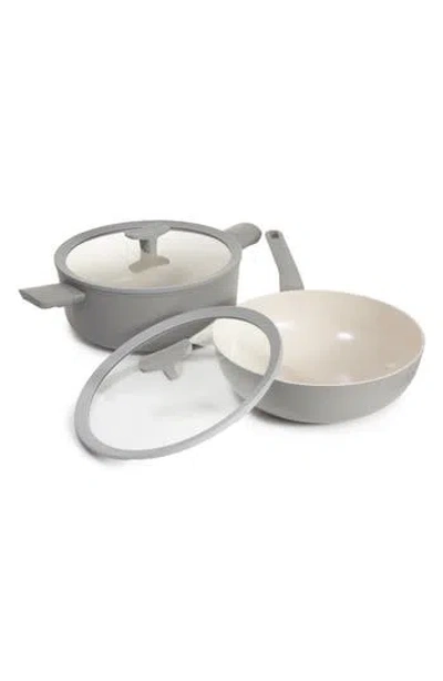 Berghoff Leo Balance 4-piece Cookware Set In Moon Mist