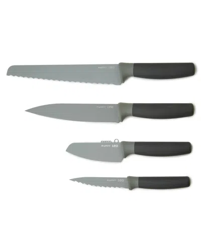 Berghoff Leo Balance 4-piece Knife Set In Gray