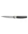 Berghoff Leo Balance 4.5" Serrated Utility Knife In Gray